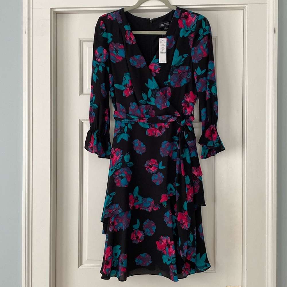 Beautiful Faux Wrap Dress NWT